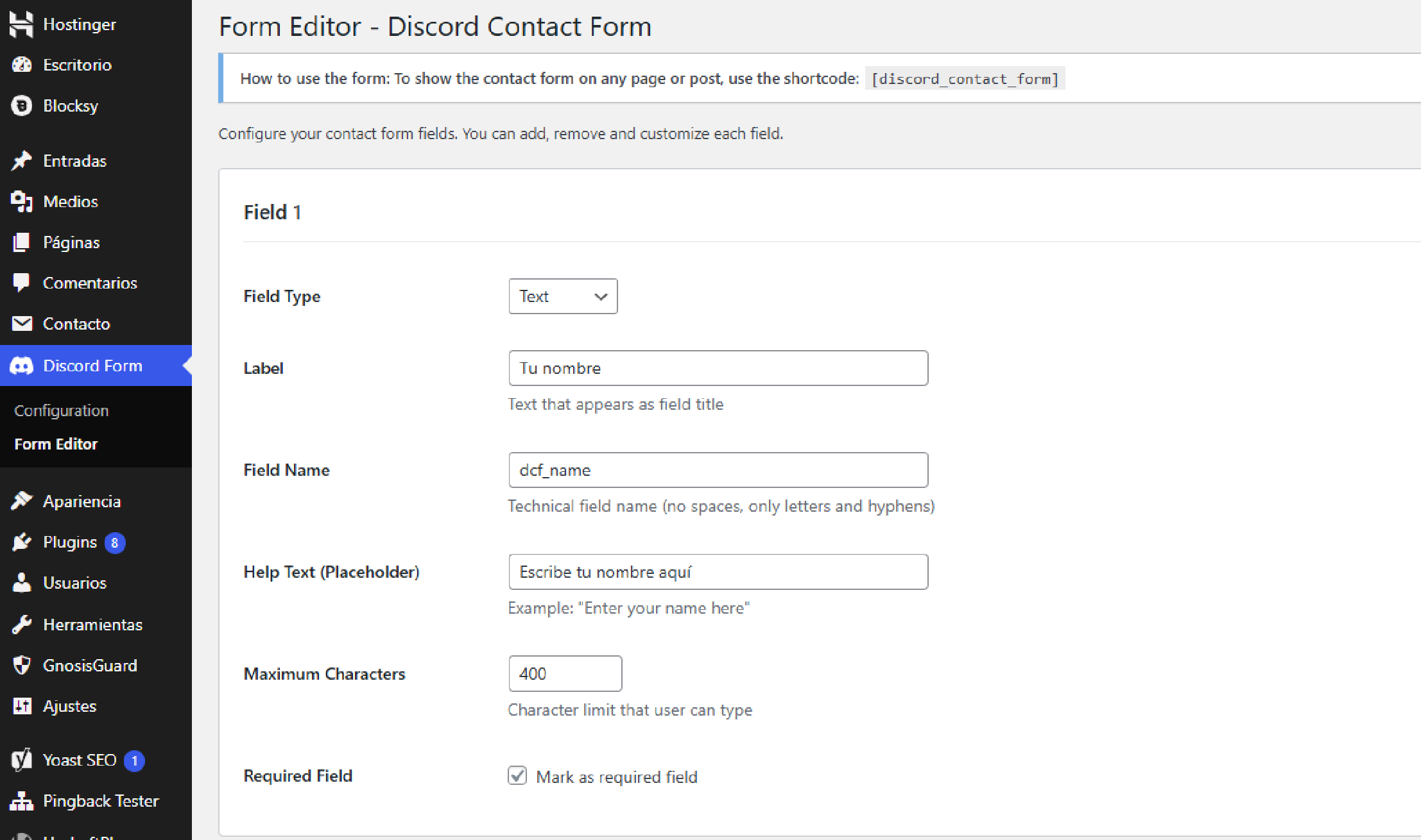 Form Editor