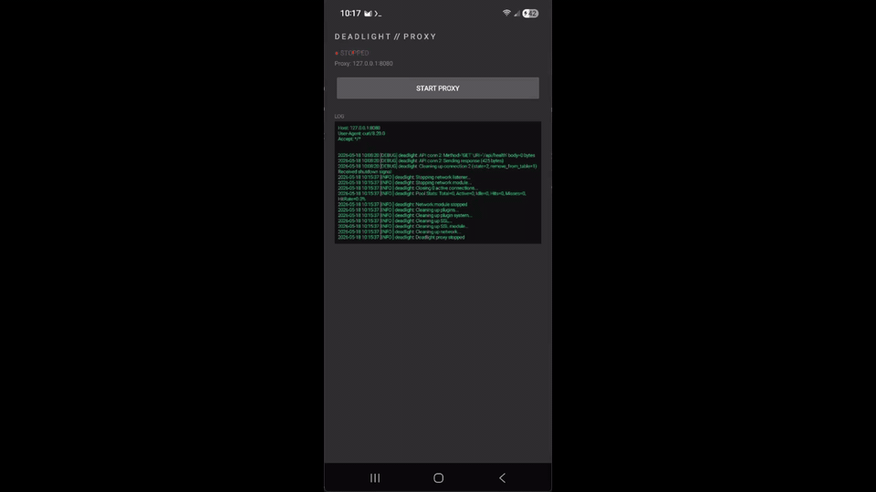 Android App Curl & Browser Tests