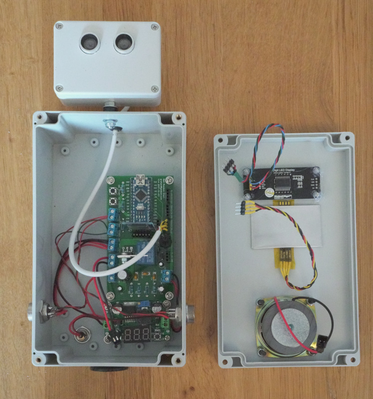 PCB inside controller unit