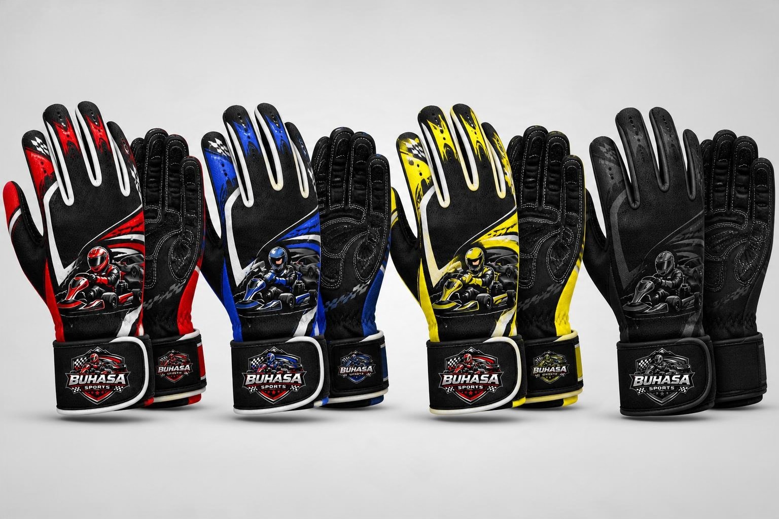Kart racing gloves 1