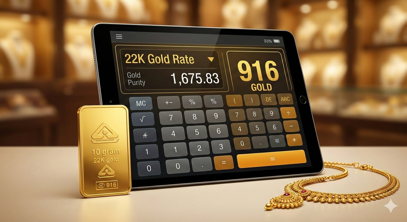 Gold rate calculator – use current rate when dollar and rupee move