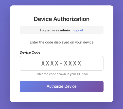 Device Authorization