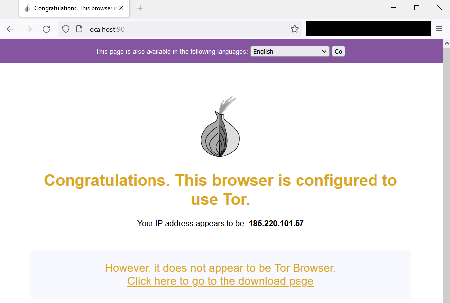 Relay spoofing useragent & using Tor