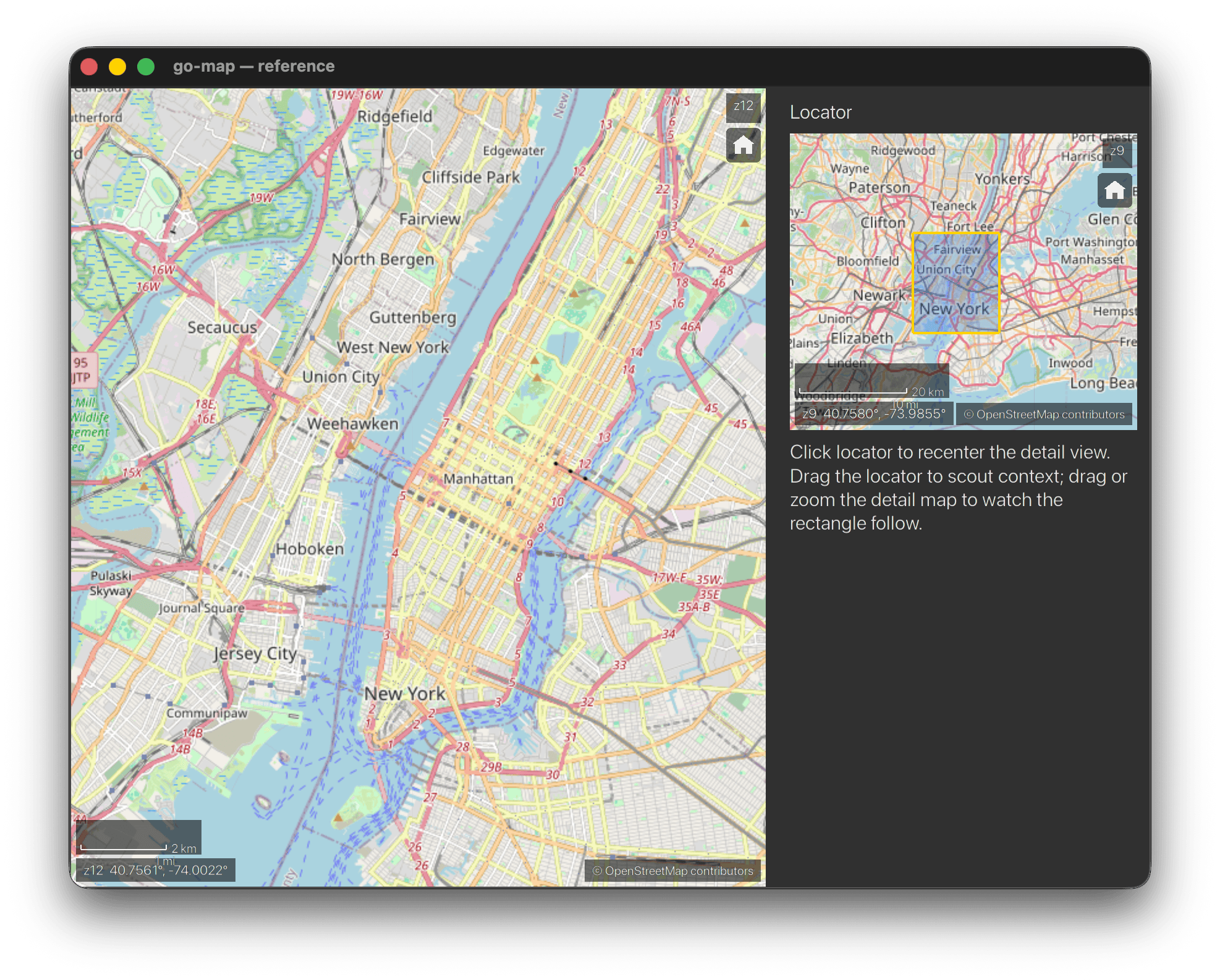 go-map demo