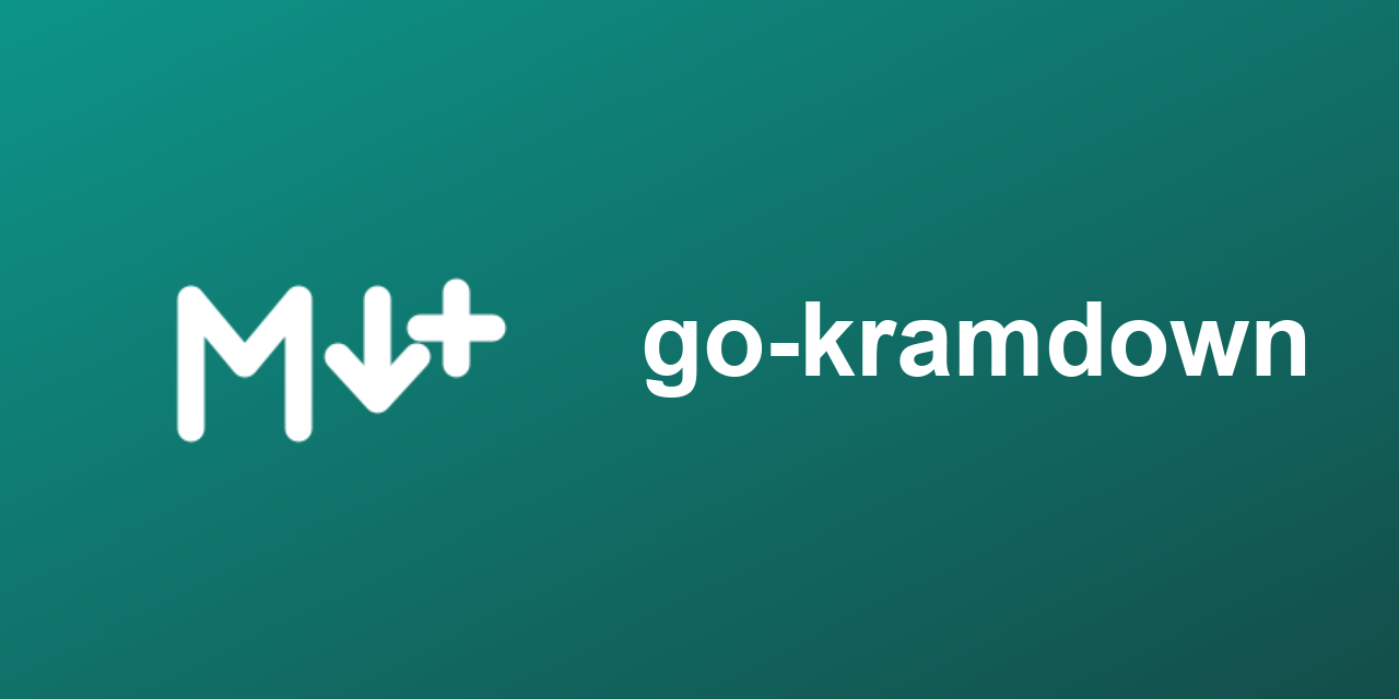 go-kramdown/kramdown
