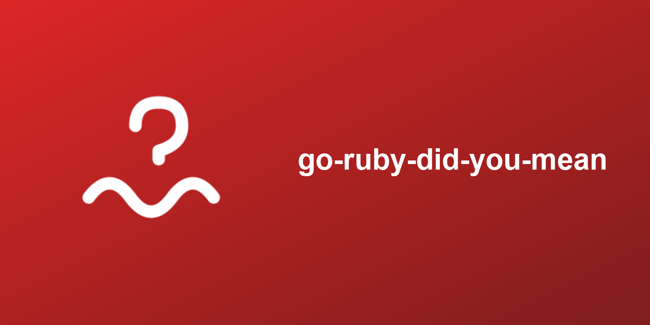 go-ruby-did-you-mean