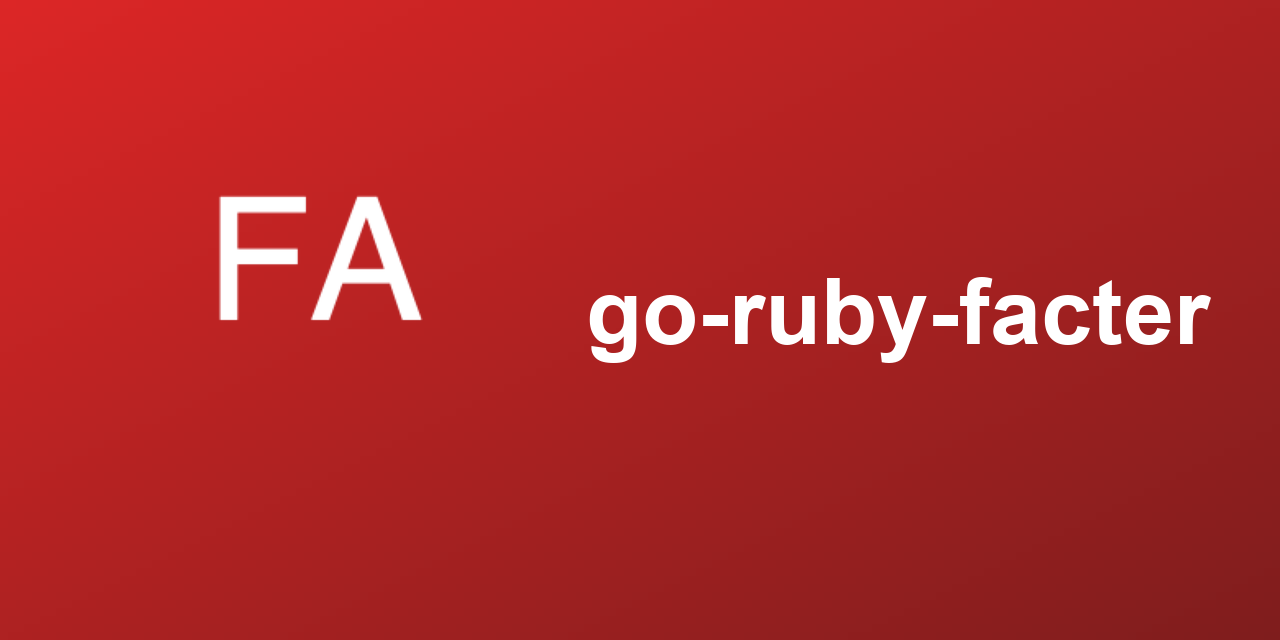 go-ruby-facter