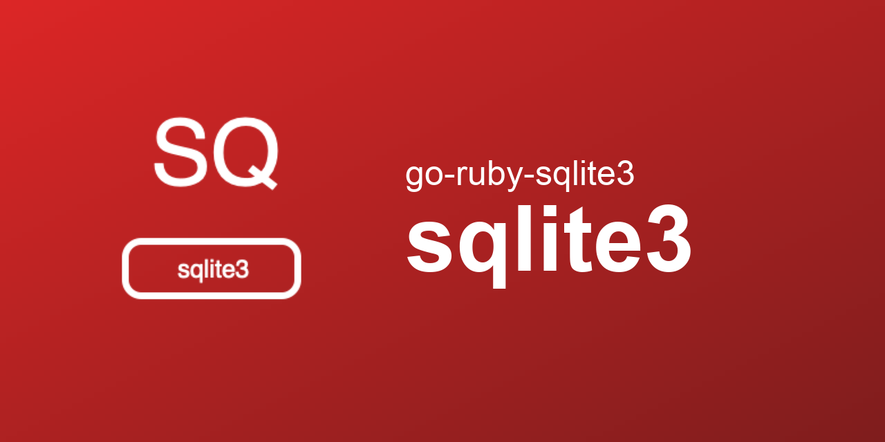 go-ruby-sqlite3/sqlite3
