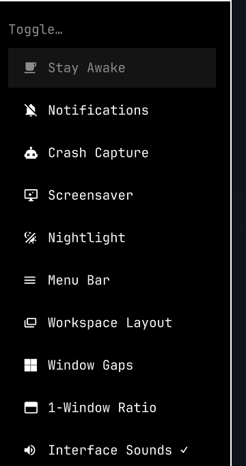 Toggle Interface Sounds