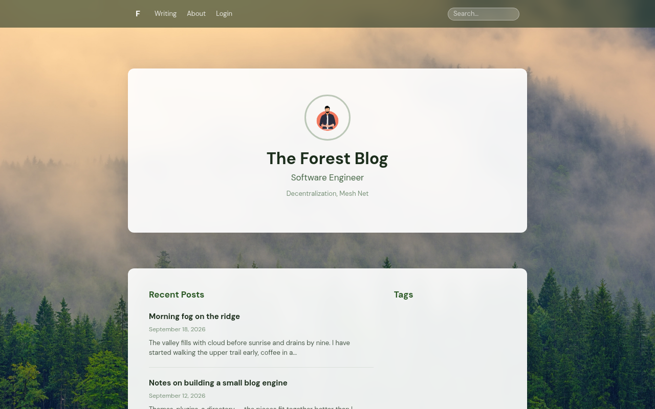 Screenshot of Forest