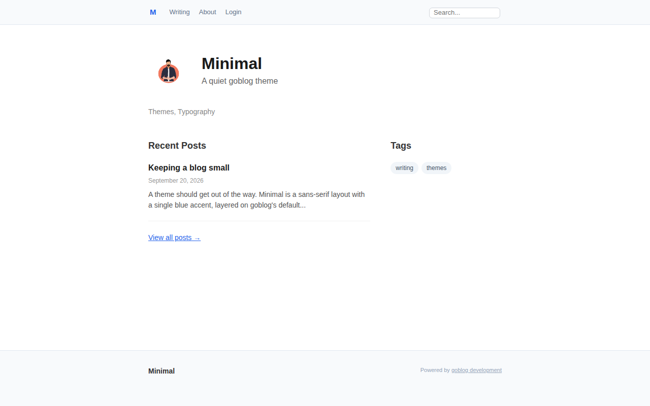Screenshot of Minimal