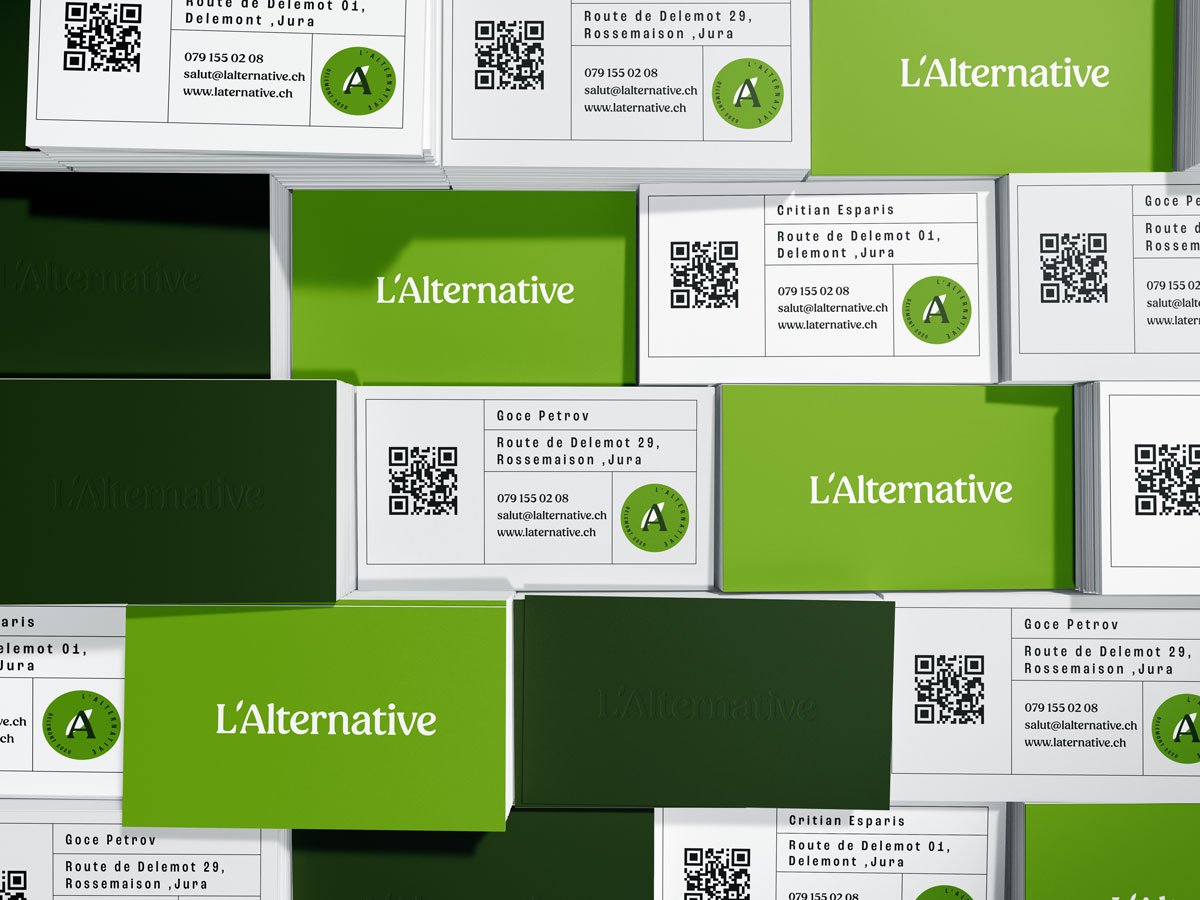 L'Alternative business cards