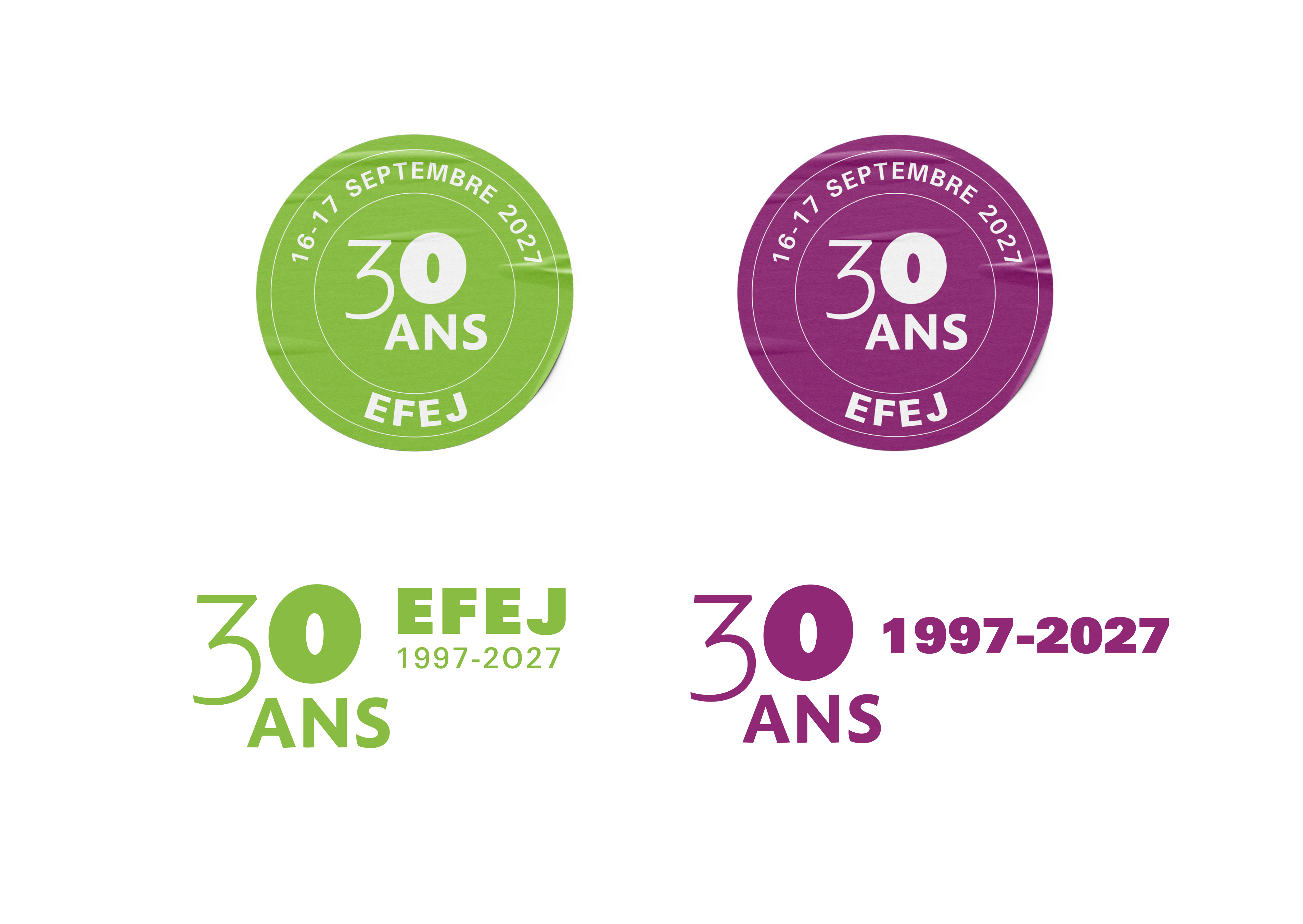30 ans anniversary badges