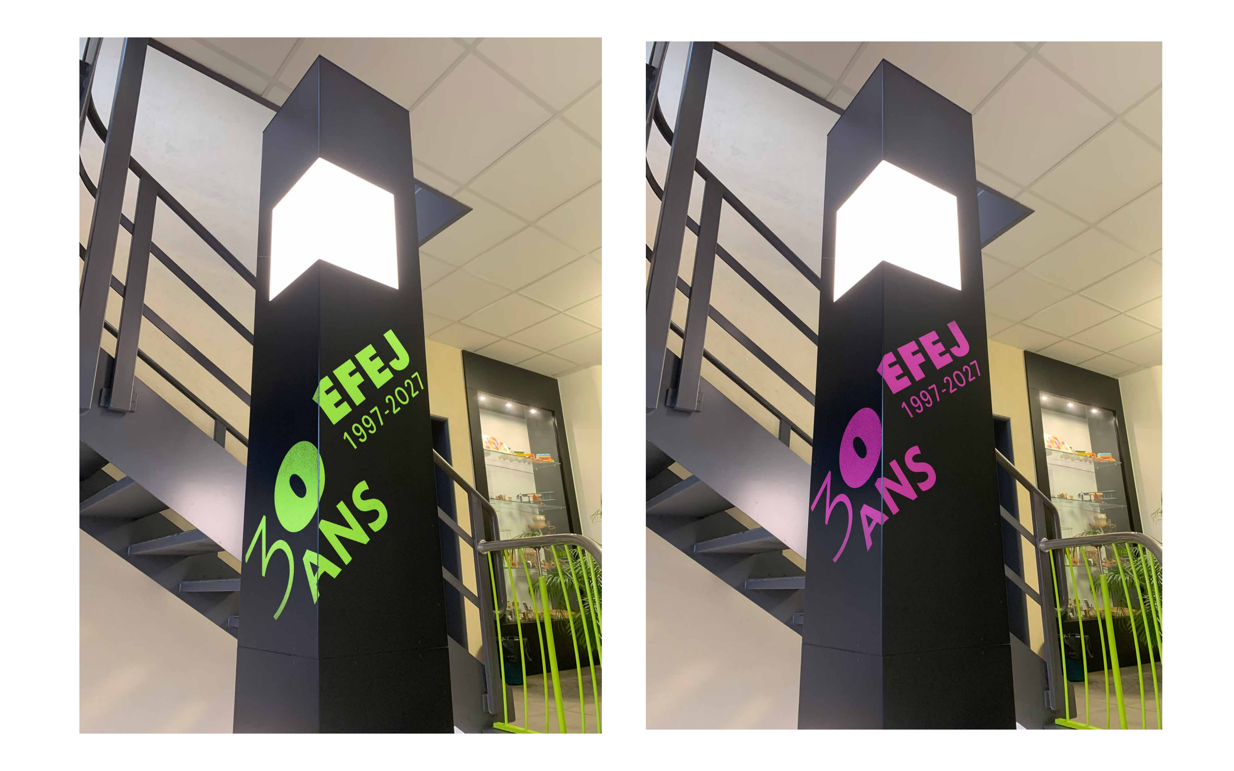 Escaliers lumier 30 ans