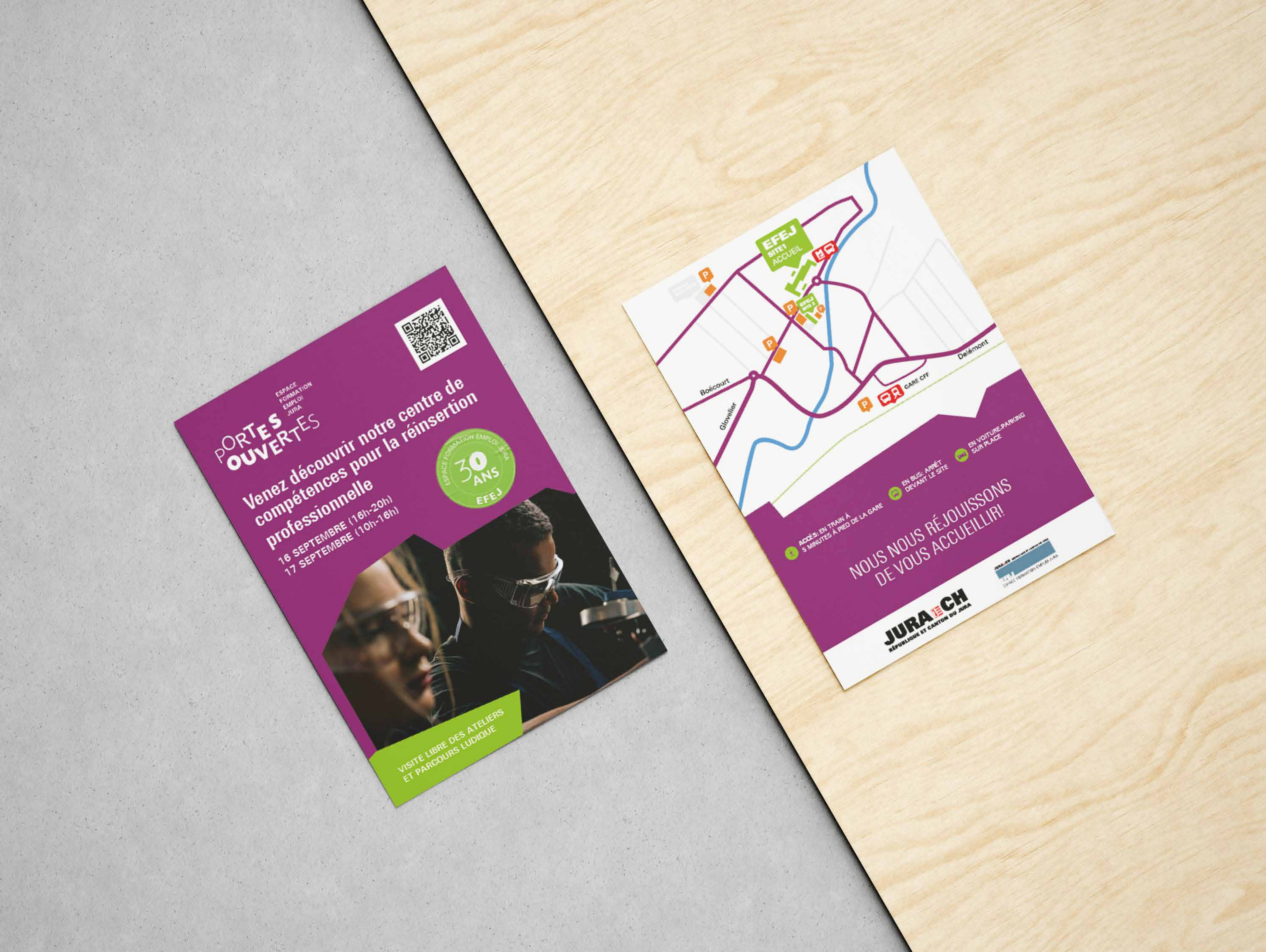 Flyer front and back