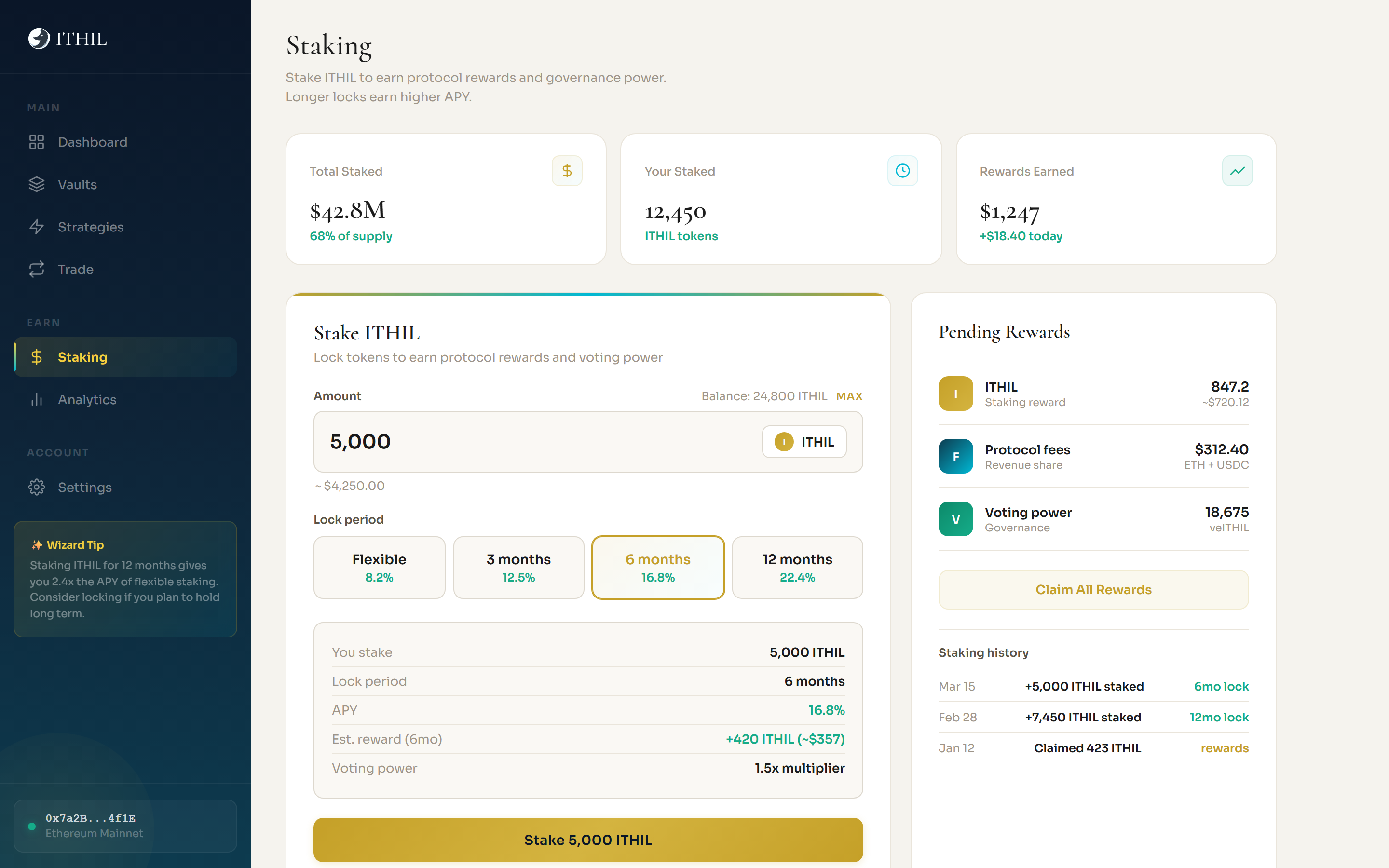 Staking