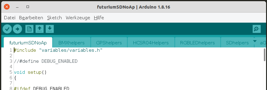 Arduino IDE Screenshot