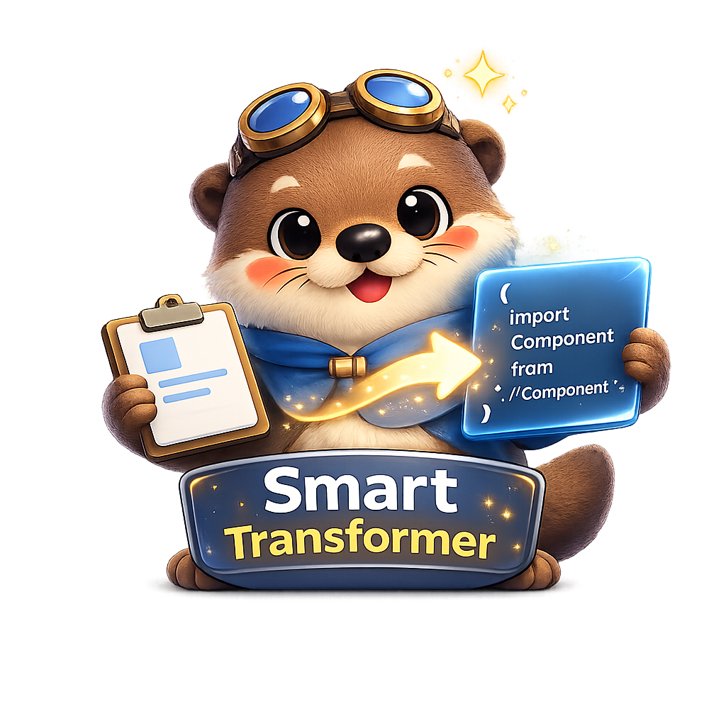 Smart Transformer otter mascot