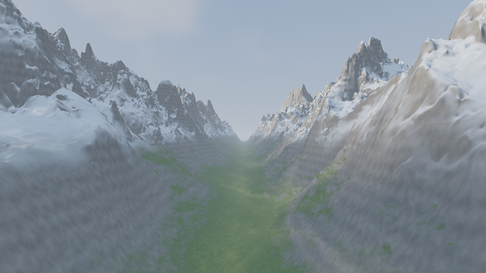 Alpine valley