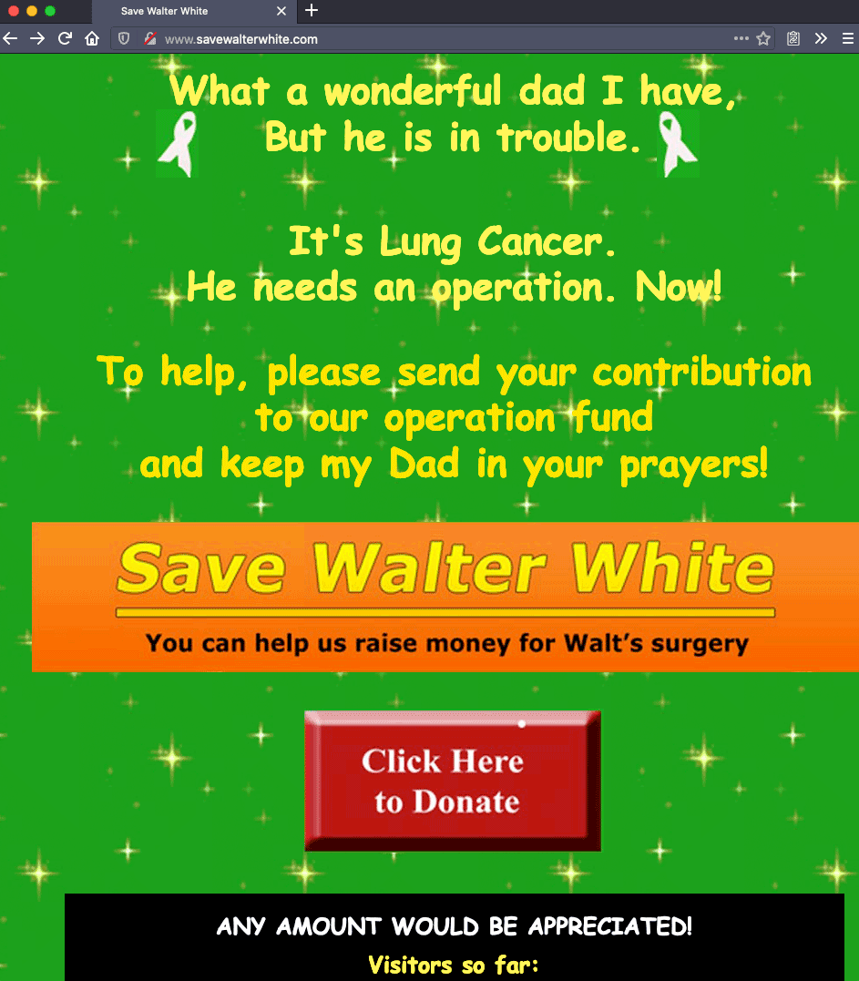 Save Walter White