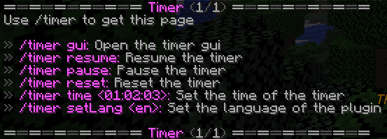 Timer Plugin | SpigotMC - High Performance Minecraft Community