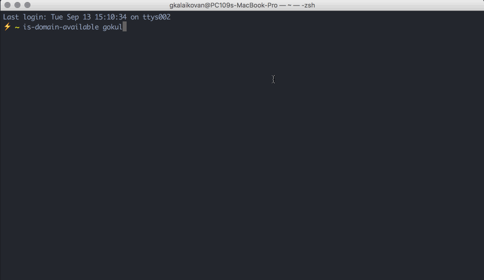 GitHub - gokulkrishh/is-domain-available: Check domain availability