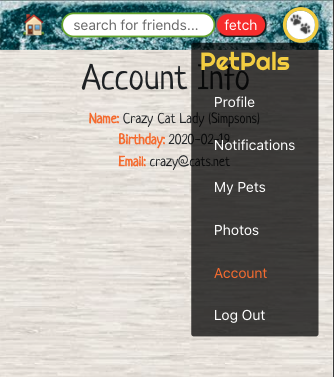 Account Info