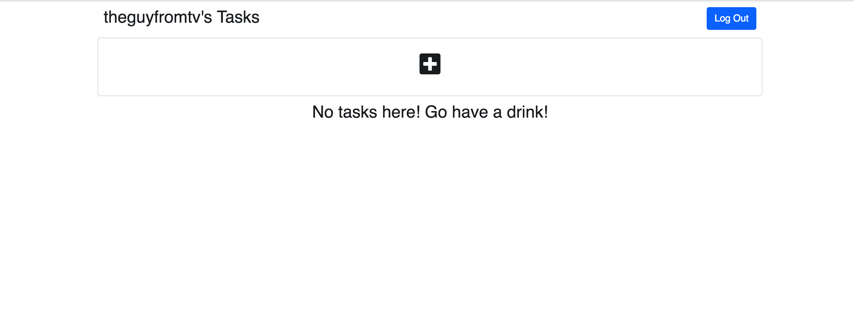 Tasks page