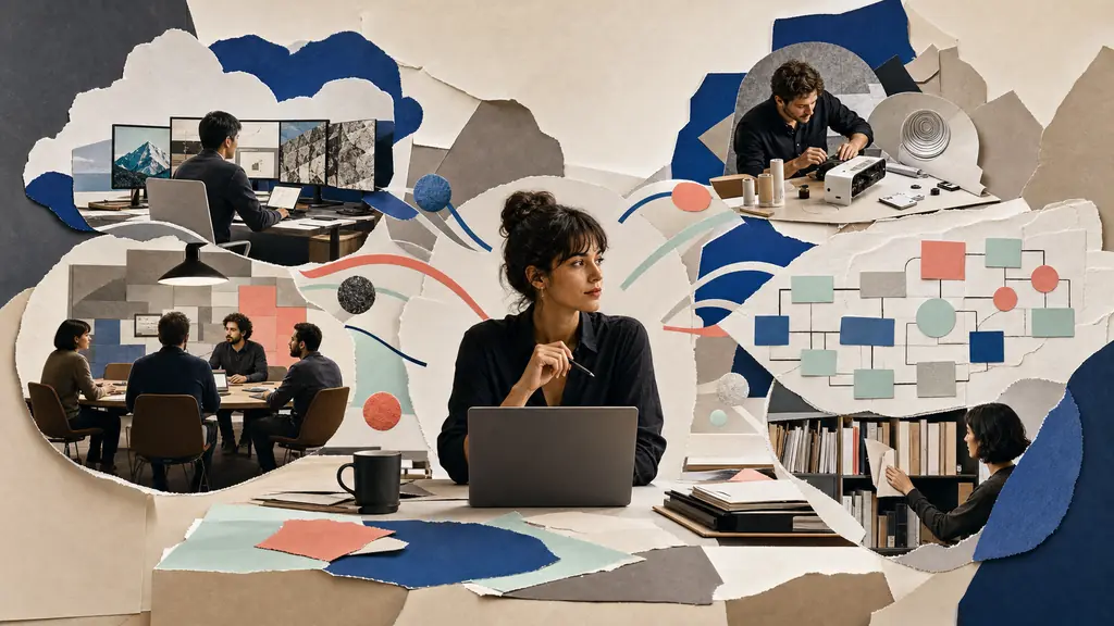 A central operations lead supervises cloud work, meetings, hardware building, enterprise processes and a private knowledge archive.
