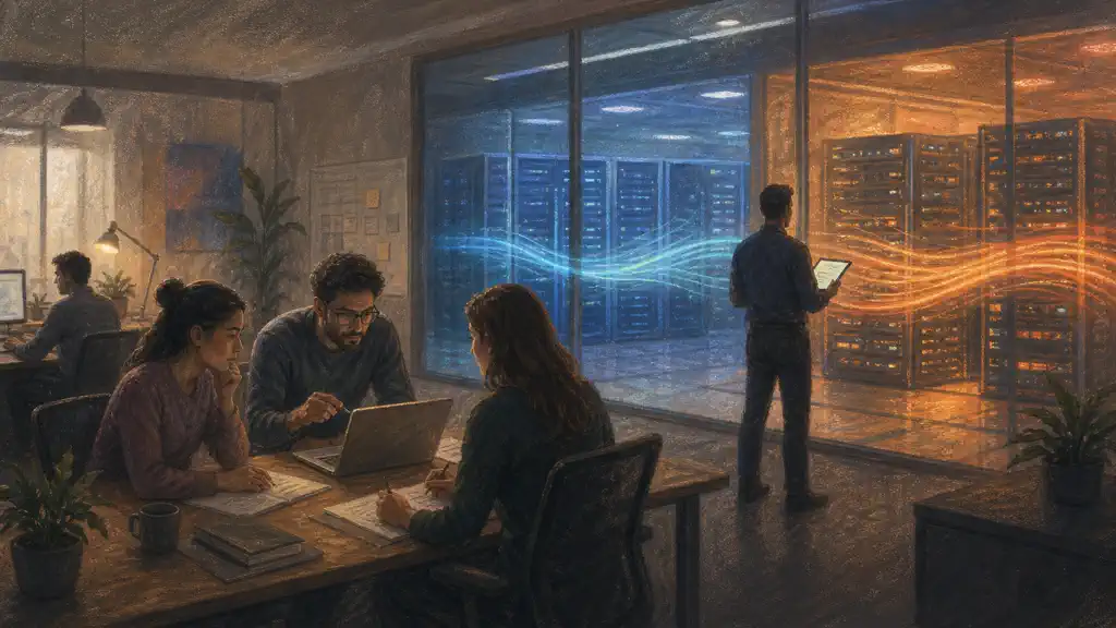 A small-business team uses managed servers to keep OpenClaw and Hermes agents online without manual infrastructure work.