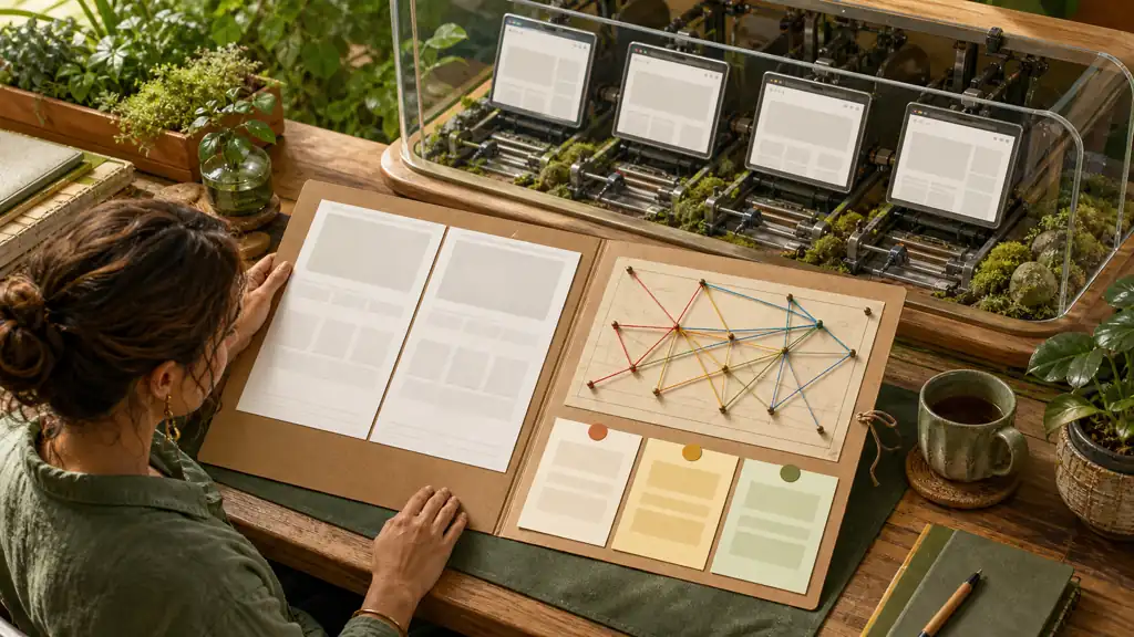 A website owner reviews before-and-after page evidence and prioritized repair cards from an autonomous monitor.