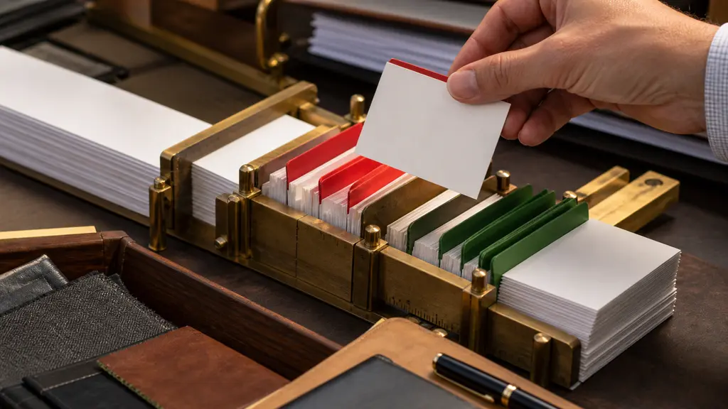 Procurement specialists inspect purchase requests, policy rules, and approved supplier materials on a review table.
