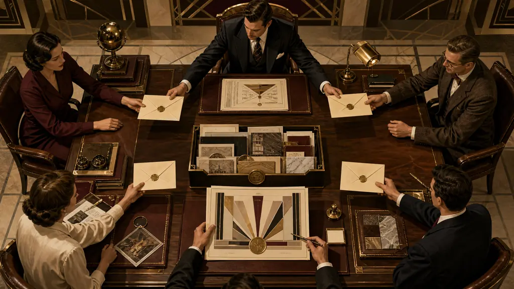 A project owner assigns four research envelopes and reviews the returned evidence portfolio.