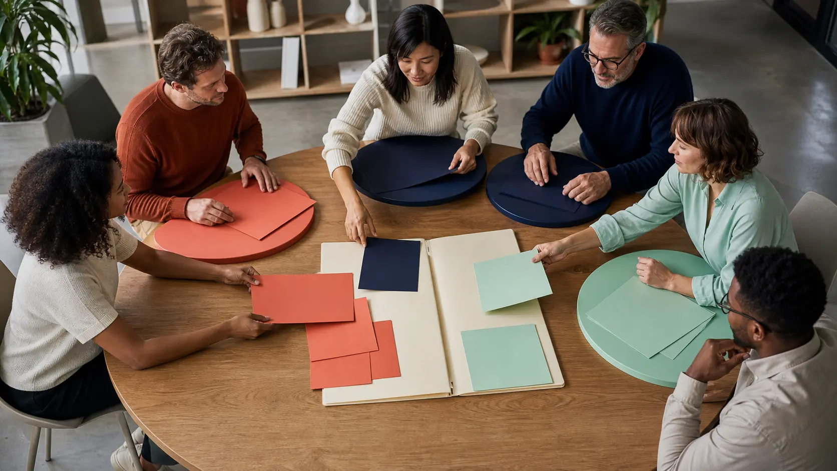 A go-to-market team coordinates sales, marketing and service work around one shared customer record.