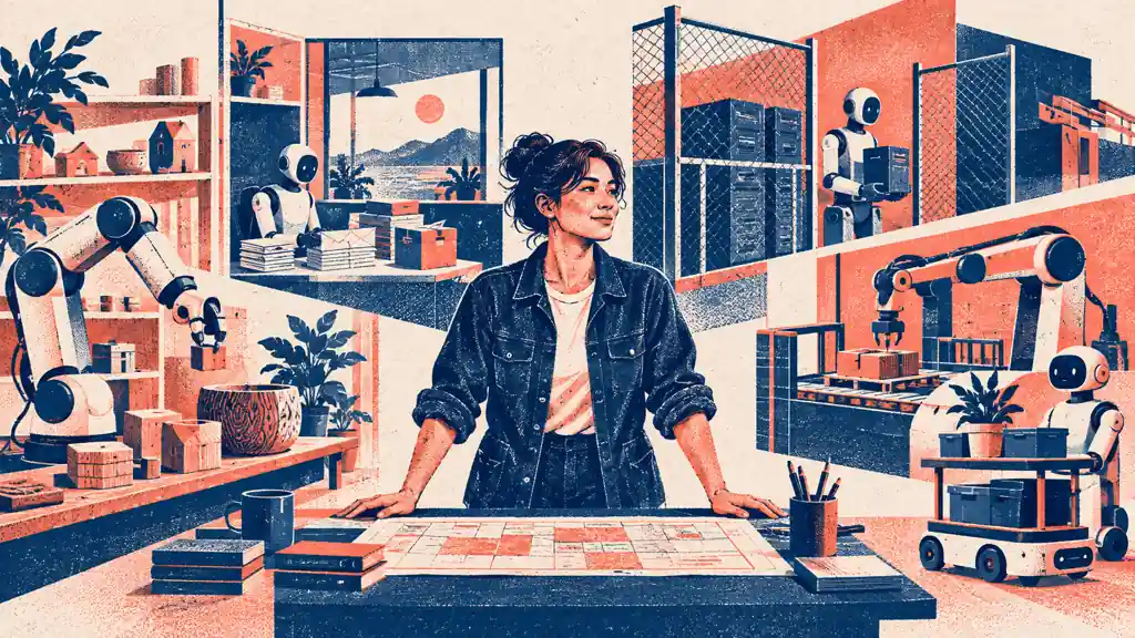 A human operator coordinates five supervised agent workstations for reusable skills, background work, secure access, workflow control and live task tracking.