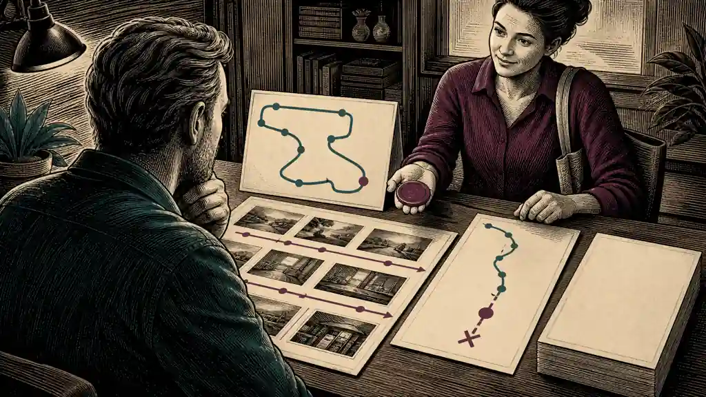 A website owner studies a route map returned by an autonomous mystery shopper.