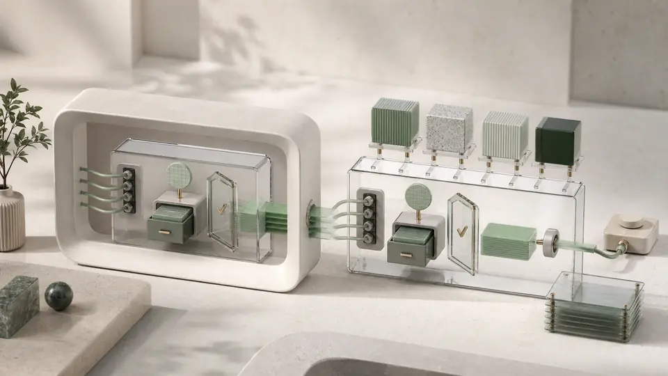 Two agent work modules share memory, connectors, and approval gates while retaining different runtime enclosures