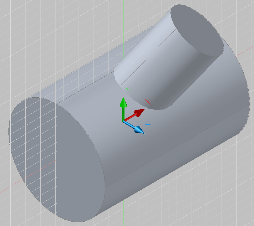 intersection of two Cylinders