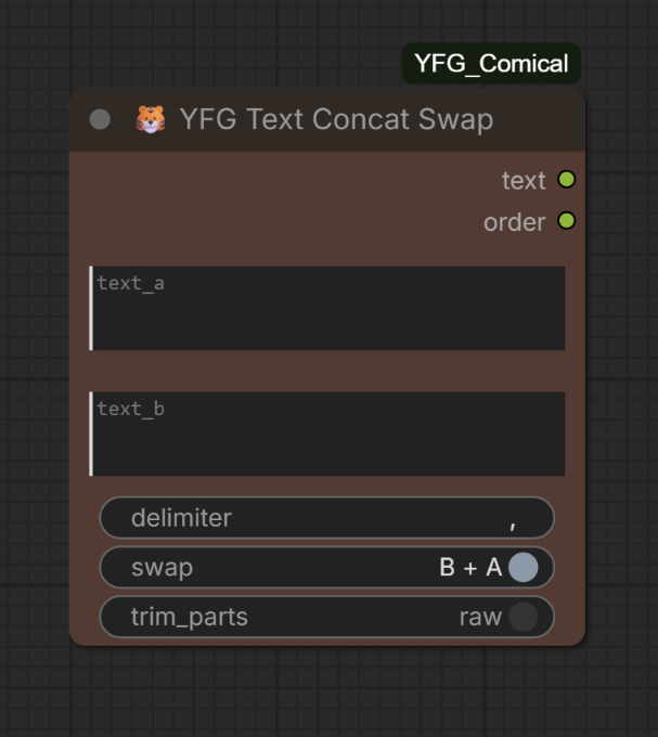 YFG Text Concat Swap
