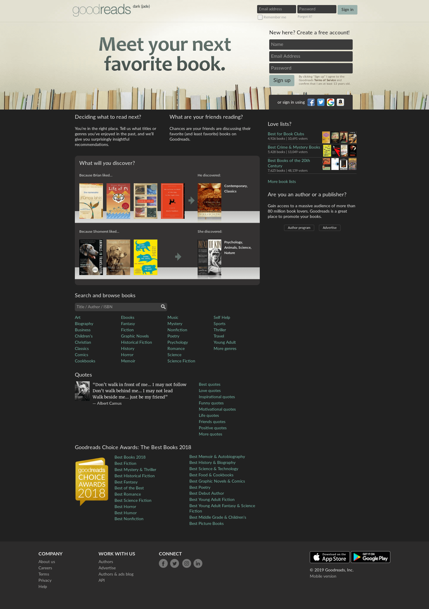 Goodreads - Login