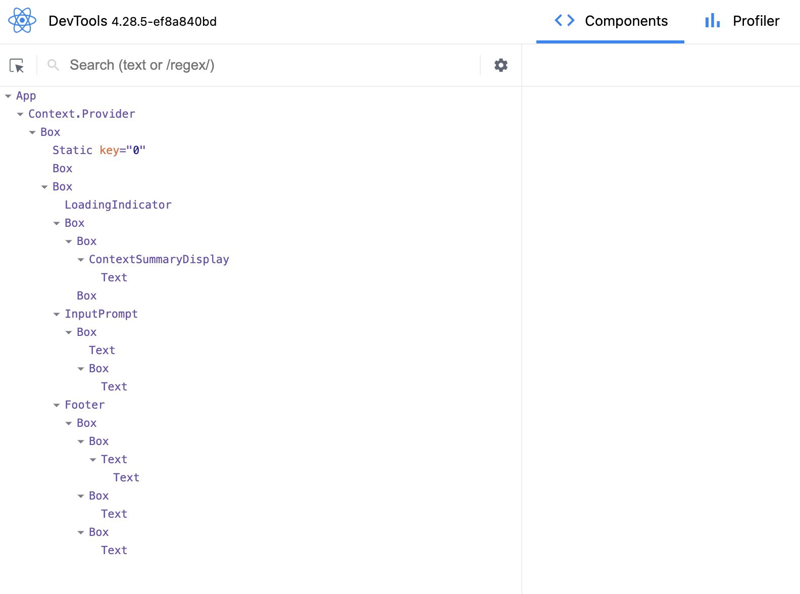 Real screenshot of Gemini CLI's connected devtools/integrations panel, from the official google-gemini/gemini-cli GitHub repository documentation