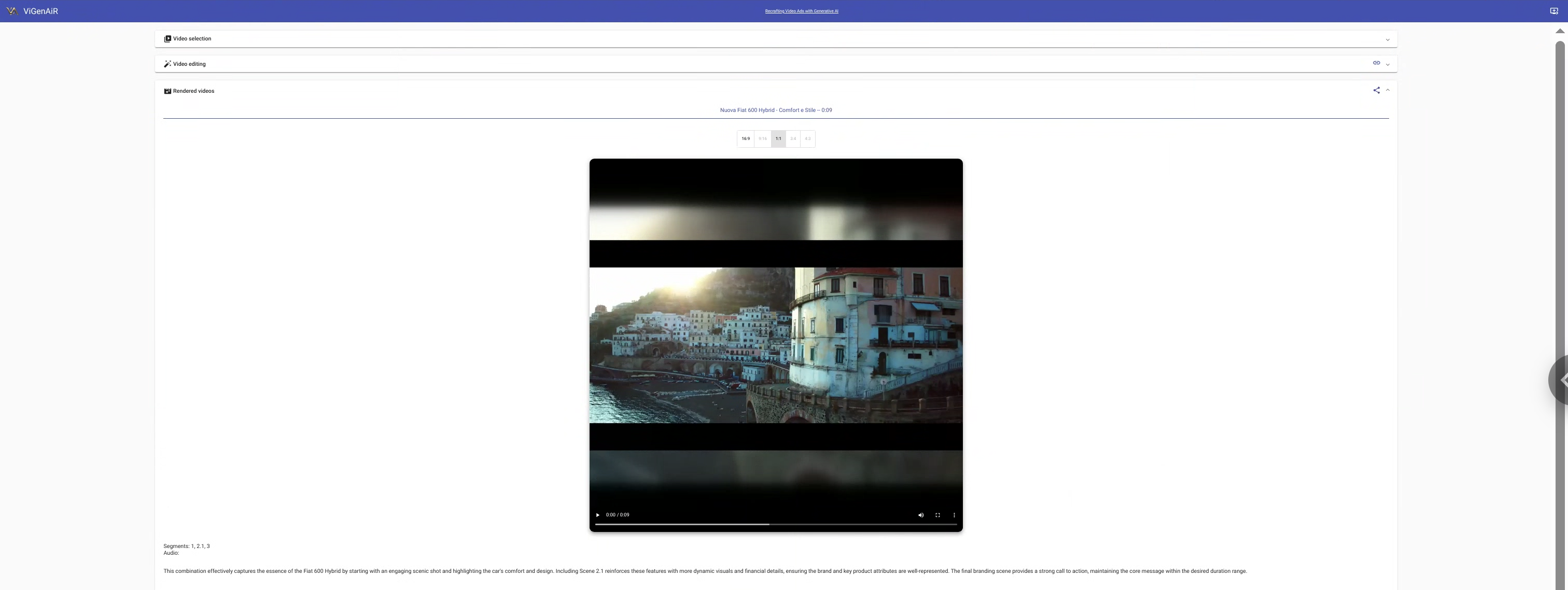 Vigenair UI: Blanking Fill effect