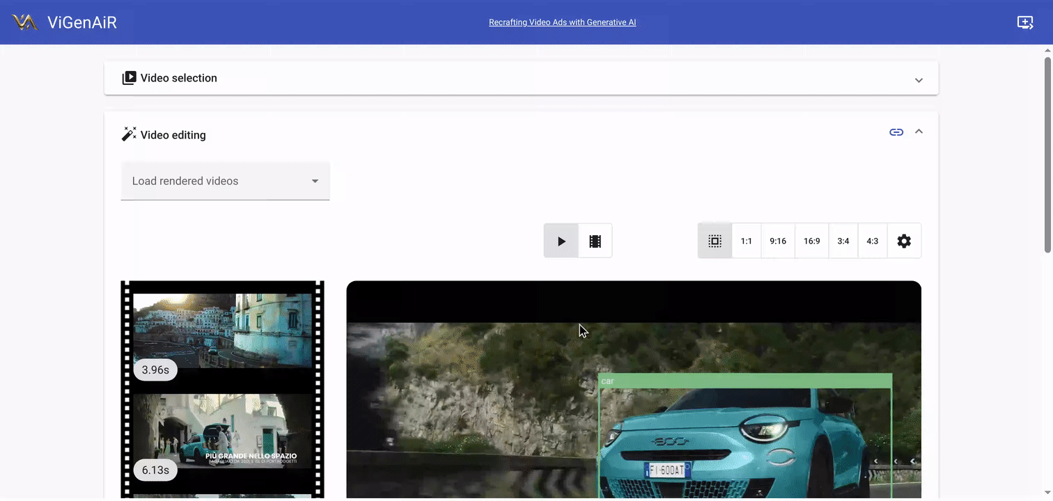 Vigenair UI: Format conversion