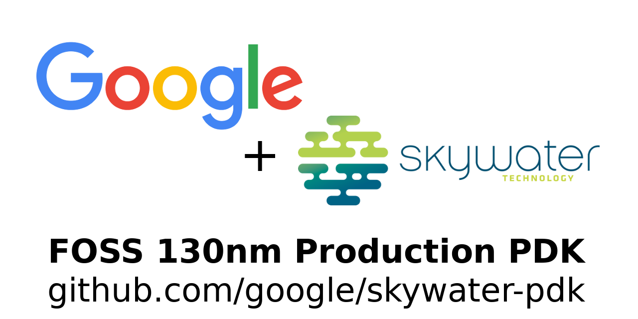Google + SkyWater Logo Image