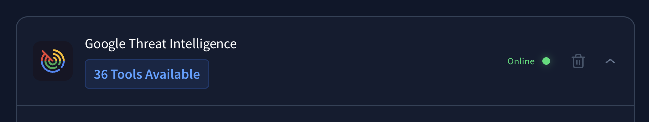 GTI MCP Server Screenshot