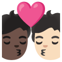 Google 🧑🏿‍❤️‍💋‍🧑🏻