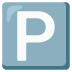 P button emoji on Google