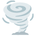 tornado emoji on Google