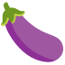 eggplant emoji on Google