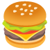 hamburger emoji on Google
